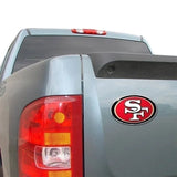 San Francisco 49ers Color Chrome Auto Emblem