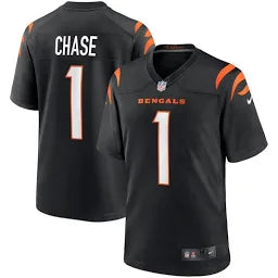 Jamarr Chase Cincinnati Bengals Nike Jersey Black Men’s Size Small