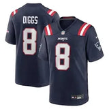 Stefon Diggs New England Patriots Game Jersey - Navy Men’s Size XL