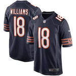 Men's Chicago Bears Caleb Williams Nike Navy Player Game Jersey Size Small