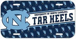 North Carolina Tar Heels Plastic License Plate