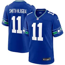 Jaxon Smith-Njigba Seattle Seahawks Nike Alternate Game Jersey - Royal Men’s Size Large