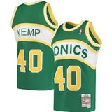 Shawn Kemp Green Seattle Supersonics Hardwood Classics 1994-95 Swingman Jersey Men’s Size XL