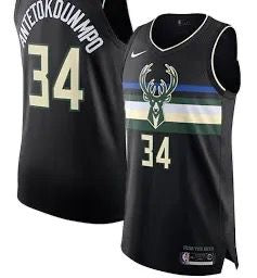 Nike Giannis Antetokounmpo Bucks Statement Jersey Men’s Size Medium