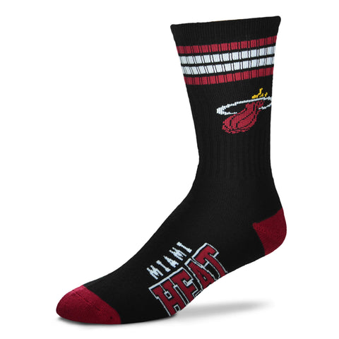 Miami Heat Socks Size Large Men Size 10-13