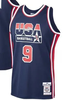 Michael Jordan USA Basketball Mitchell & Ness Home 1992 Dream Team Jersey – Navy Men’s Size XXL