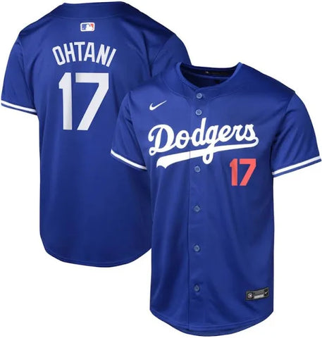 LA.Dodgers #17 Shohei Ohtani Player Royal Limited Stitched Baseball Jersey Men’s Size XXL