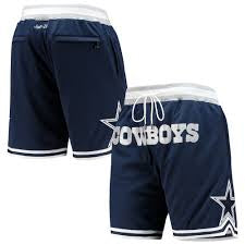 Dallas Cowboys Mitchell & Ness Just Don Gold Rush Shorts - Navy Men’s Size Large