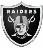 Las Vegas Raiders Color Chrome Auto Emblem
