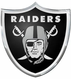Las Vegas Raiders Color Chrome Auto Emblem