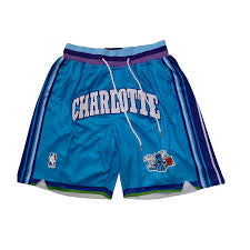 JUST DON CHARLOTTE HORNETS SHORTS Men’s Size Small