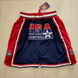 Team USA The Dream Team Basketball Just Don Shorts Men’s Size XLarge