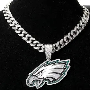 Philadelphia Eagles Pendant with Link Chian-24inches