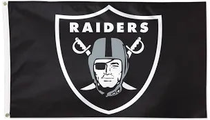 NFL LAS VEGAS RAIDERS WINCRAFT 3' X 5' TEAM FLAG