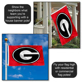 Georgia Bulldogs 3 ft X 5 ft Flag