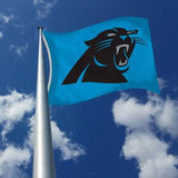 Carolina Panthers 3 Ft x 5 Ft Flag Black