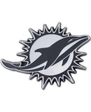 Miami Dolphins Chrome Auto Emblem