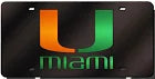 Miami Hurricanes License Plate