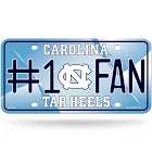 North Carolina Tar Heels License Plate